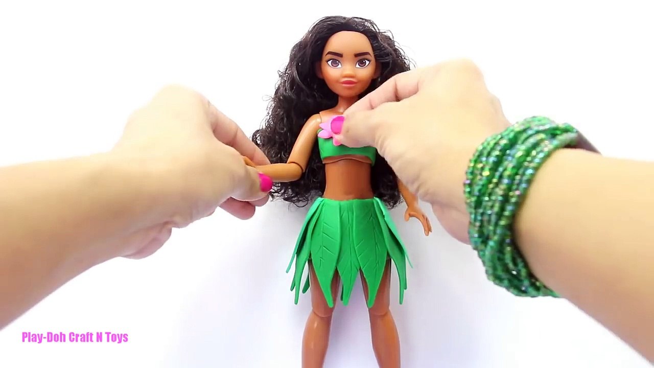 Play Doh Dress Moana Disney Princess - Play Doh Craft N Toys