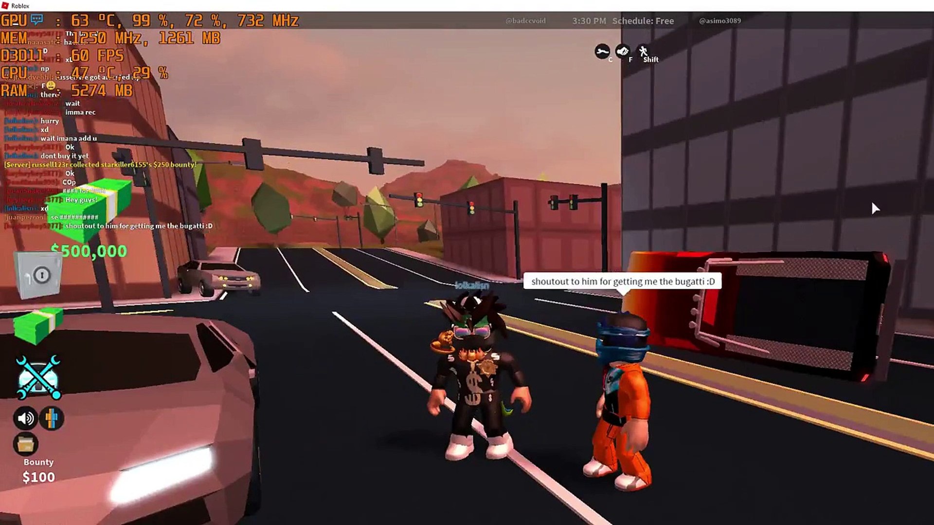 ⁣GETTING THE BUGATTI IN ROBLOX JAILBREAK!!! (Roblox)