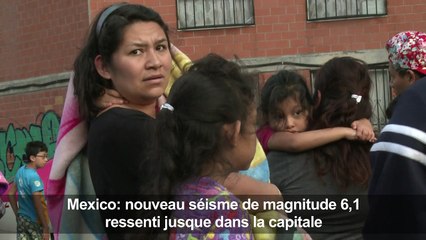 Un nouveau séisme de magnitude 6,1 secoue le Mexique