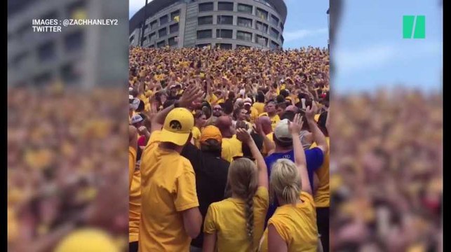 Ce club de football universitaire instaure une nouvelle tradition pour les enfants malades de l'hôpital à côté de leur stade