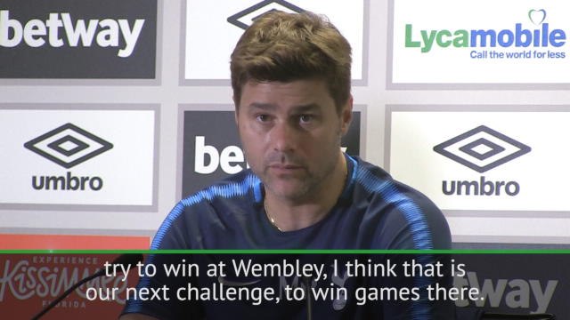 Pochettino issues Wembley challenge to Tottenham