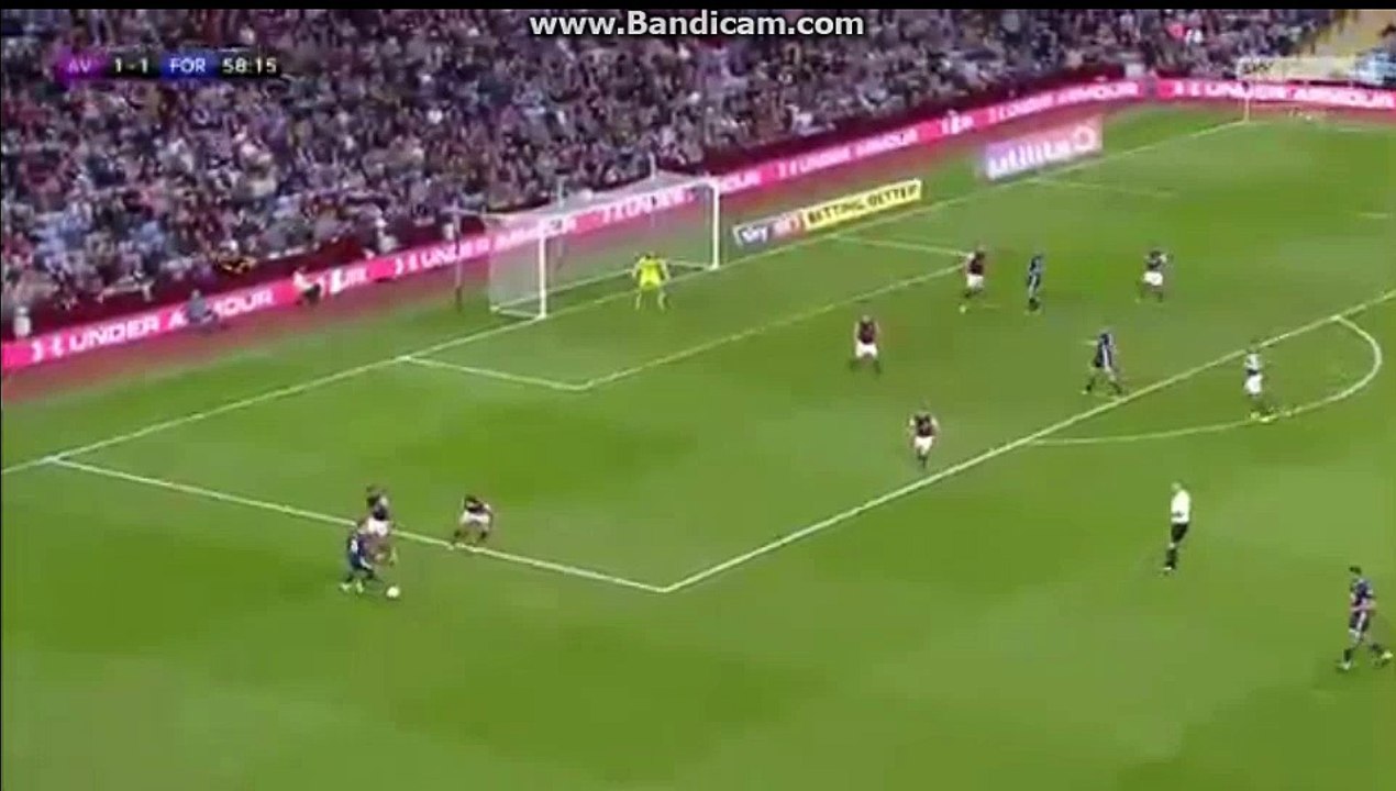 Super Goal C.Hourhane 2 - 1 ASTON VILLA 2 - 1 NOTTM FOREST 23.09.2017 HD