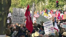 Manifestation contre le "coup d'Etat social" de Macron