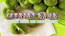 Country Maam Soft and Chewy Matcha Green Tea Cookies カントリーマアム風抹茶クッキー - OCHIKERON - CREATE EAT HAPPY