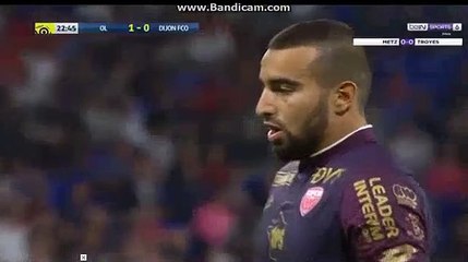 Resume Lyon 1-1 Dijon But Sliti de Penalty  23.09.2017