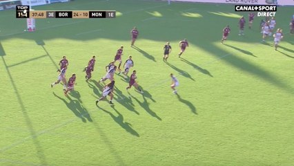 L'UBB à deux doigts d'inscrire l'essai de l'année face à Montpellier
