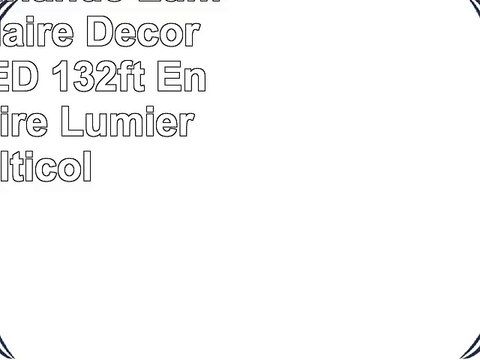 2 PACK Guirlande Lumineuse Solaire DecorNova 30 LED 132ft Energie Solaire Lumière