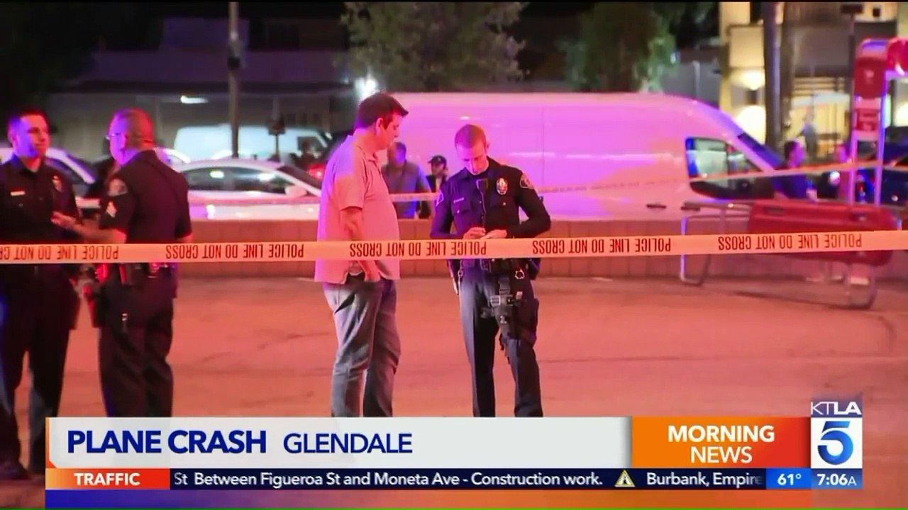 Two Men Survive Small Plane Crash in Los Angeles Neighborhood With Minor Injuries