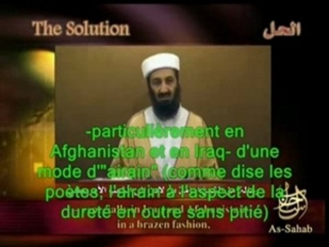 Message Ben Laden,8 septembre 2007