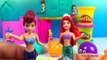 Plah Doh Ocean tools with Disney Princess Ariel the mermaid and sea world shark squid doplhin