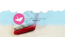 Origami Diamond Shaped Gift Box Tutorial ♦ DIY ♦