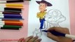 coloring pages for kids : How to color toy story , disney coloring pages , speed coloring