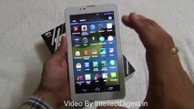 Swipe MTV Slash 7 Inch 3G Tablet   Phone Quick Hands on Review & Unboxing