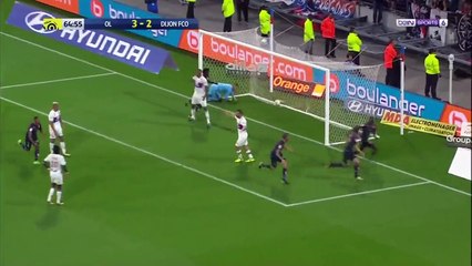 Cédric Yambéré Goal HD - Lyon 3 - 3 Dijon - 23.09.2017 (Full Replay)