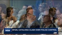 i24NEWS DESK | Spain, Catalonia clash over police control | Saturday, September 23rd 2017