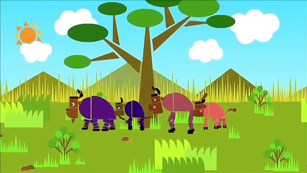 The Four Oxen and the Lion - Fables by SHAPES