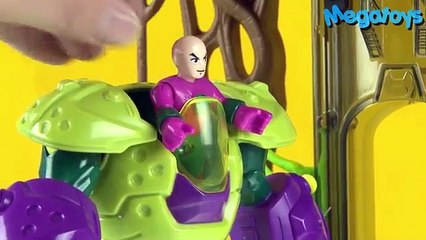 Batman saves Superman from Lex Luthor in his hall of doom new imaginext toys opening unboxing2