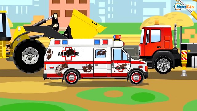 Скорая помощь и Полицейская Машинка. Герои нашего города. Мультфильмы про машинки.