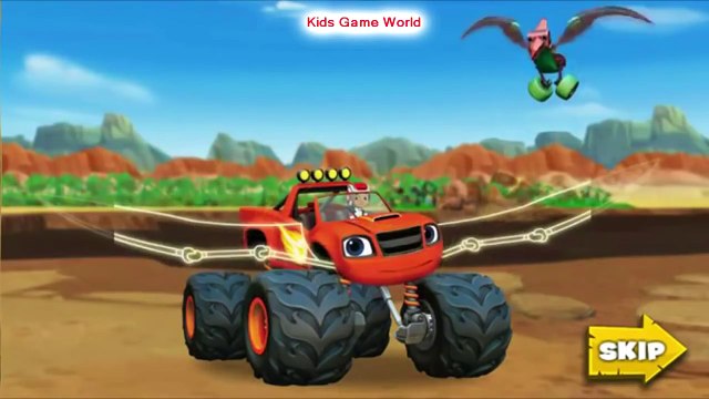 Blaze and The Monster Machines - Speed Into Dino Valley & Learn Colors | Nick Jr Games for Kids