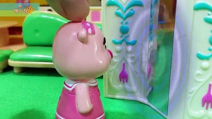거울 앞에서 모두 이상하게 변한다?! 수상한 거울__뽀로로 장난감 애니 상황극 pororo toys animation 애니킹