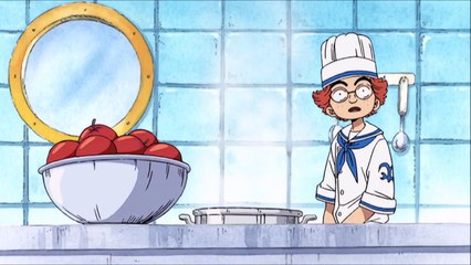 Luffy sends Sanji flying and crashing - Farewell Tajio ! #464