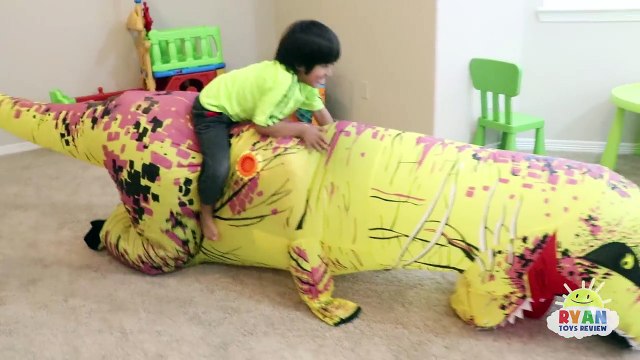 McDonalds Drive Thru Prank Bad Daddy Dinosaur IRL magic transform with Power Wheels Ride On Car