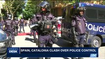 i24NEWS DESK | Spain, Catalonia clash over police control | Saturday, September 23rd 2017
