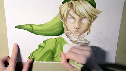 Speed Drawing LINK - The Legend of Zelda