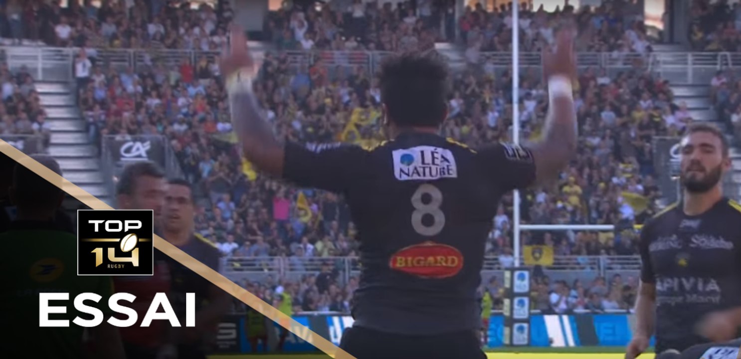 TOP 14 - Essai Afa AMOSA (SR) - La Rochelle - Oyonnax - J5 - Saison 2017/2018