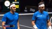Federer-Nadal Playing Doubles Together  -  Laver Cup 2017