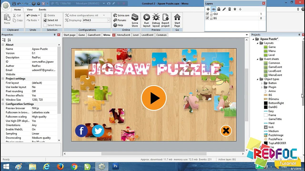 Loading Layout (Costom Loading) - Construct 2 Tutorial