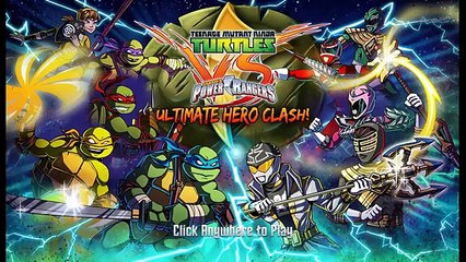 Teenage Mutant Ninja Turtles vs Power Rangers Ultimate Hero Clash ARCADE MODE play LEO