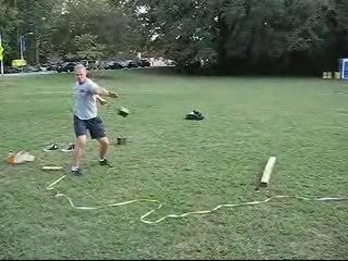 régis essai le lancer de poid