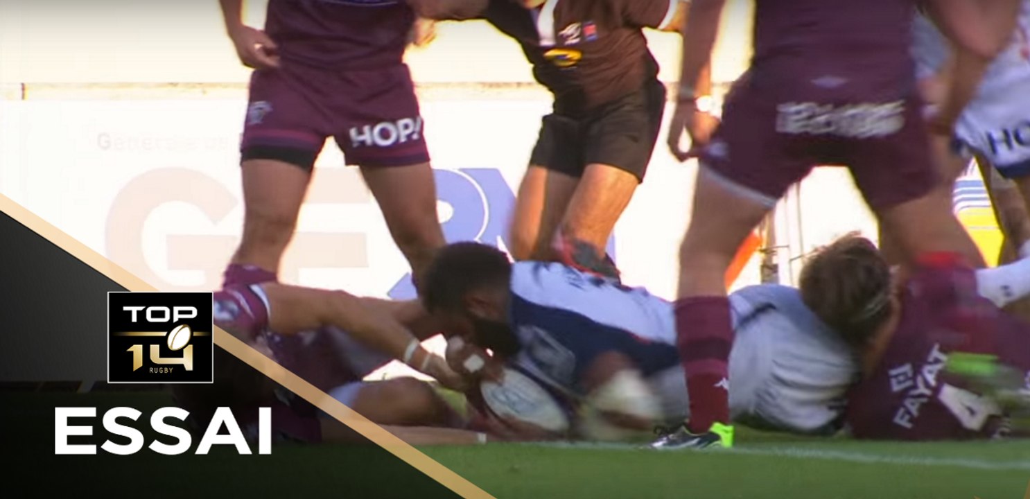 TOP 14 - Essai Timoci NAGUSA 1 (MHR) - Bordeaux-Bègles - Montpellier - J5 - Saison 2017/2018