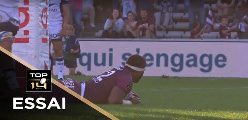 TOP 14 - Essai Apisai NAQALEVU (UBB) - Bordeaux-Bègles - Montpellier - J5 - Saison 2017/2018