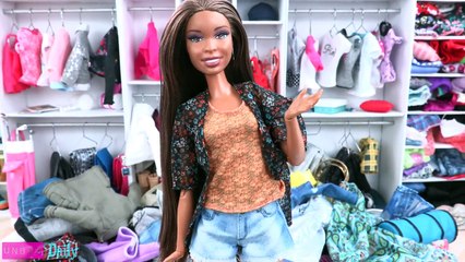 Unbox Daily: Barbie Fashion Pack Doll Accessories - Clothing Haul - Review - 4K