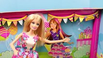 Barbie Chelsea Birthday Party Playset with a Stacie Pink Barbie Doll Toy Review by DisneyCarToys