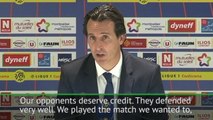 Emery rues PSG draw in Montpellier