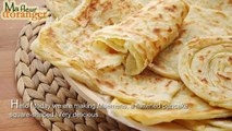 Recette de msemen : Crêpes feuilletées / Moroccan pancakes