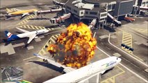 GTA 5✦Airplane Worst Crashes Ep # 13 ✦Stunning Compilation(Funny Moments)