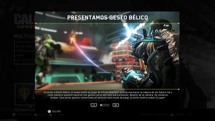 Gesto bélico en Call of Duty: Infinite Warfare 🎮