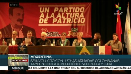 Partidos comunistas de AL rinden homenaje a Patricio Echegaray