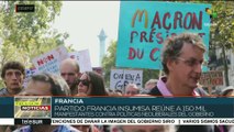 Decenas de miles de franceses dicen No a la reforma laboral de Macron
