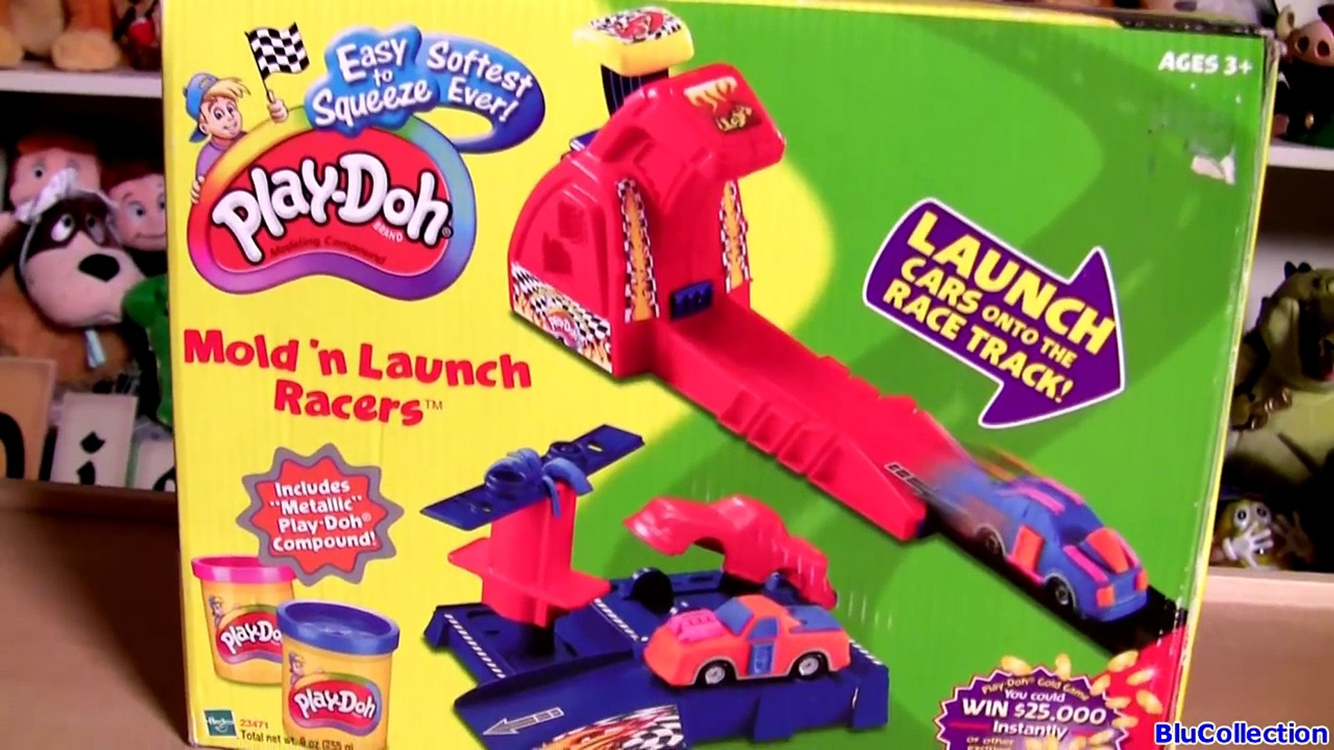 Play Doh Hot Wheels Mold n Launch Cars onto Race Track With Launcher Hasbro  Playdough toy review - video Dailymotion