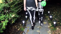 DIY Skeleton Halloween Tutorial! (Sugar Skull Makeup, Hair, & Costume)