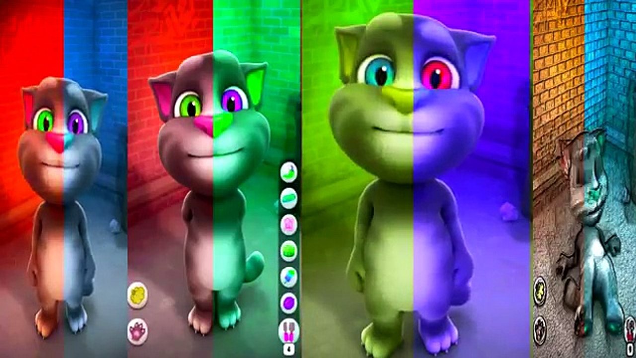 Learn Colors with Talking Tom Colors Reion Funny Video For Kids ABCD SONG Twinkle Little NEW