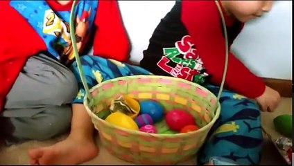 Easter Egg Hunt Surprise Eggs Power Rangers WWE Robo Fish