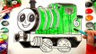 Coloring Thomas and Friends | How to DRAW PERCY the Small Tank Engine Learning Coloring Book Page