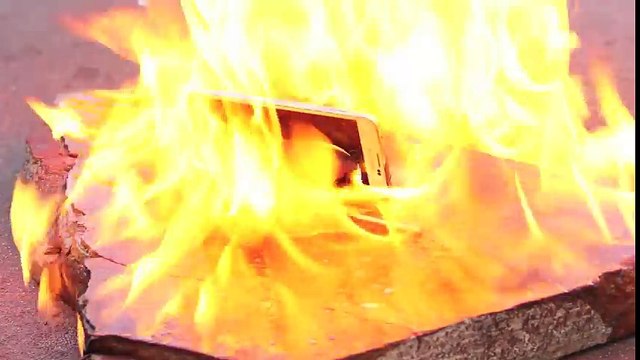 Burning a New Samsung Galaxy S5 - Will it Survive