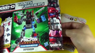 Kre-O Transformers Micro-Changers Combiners DEFENSOR A4474 Review - Unboxing, Build & Play